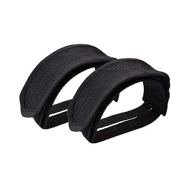 1 Paire de Sangles de Pédales de Vélo en Nylon, Sangle de Pied pour Pédale, Ruban Adhésif pour Pédales de Vélo, Sangle Fixe Universelle Anti-Dérapante Double Adhésive pour Pédales de Vélo Fixe, Accessoire de Cyclisme