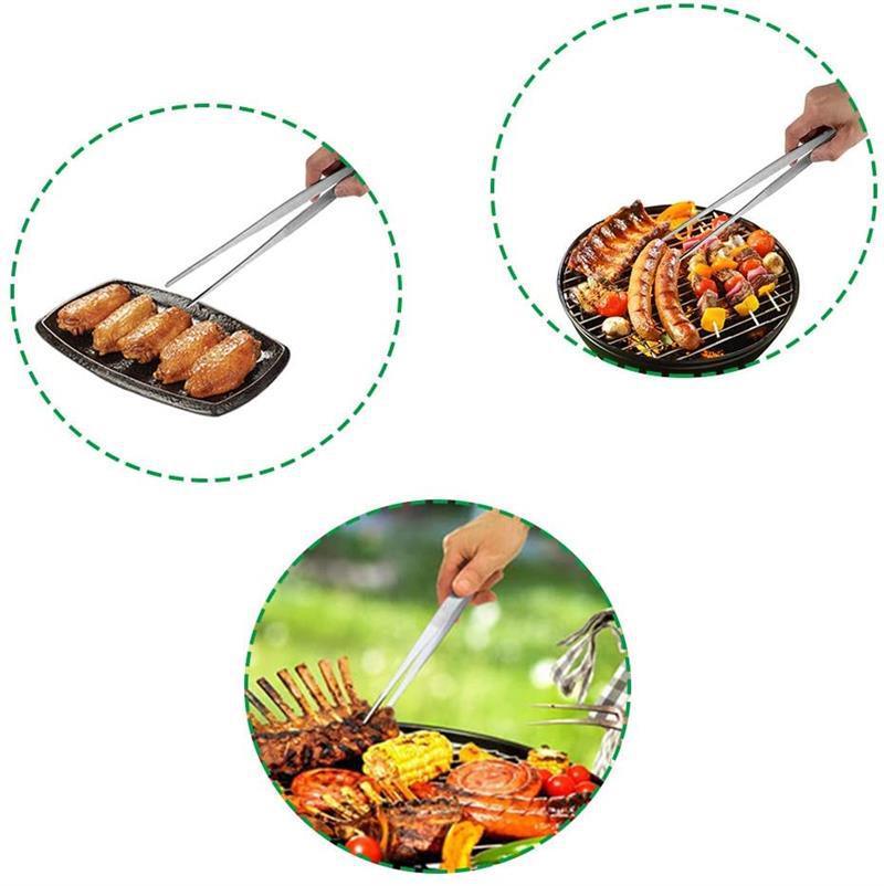 1 Pince à Barbecue, Pince de Cuisine en Acier Inoxydable, Pince à Buffet, Outil de Restaurant, Gadget de Cuisine, Pince à Barbecue en Acier Inoxydable