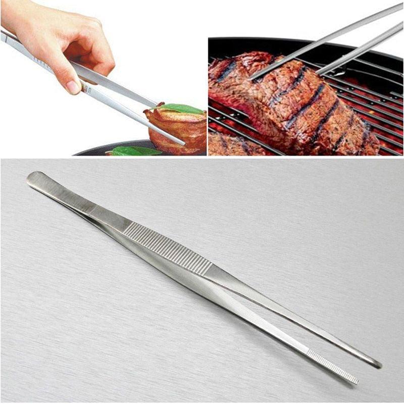 1 Pince à Barbecue, Pince de Cuisine en Acier Inoxydable, Pince à Buffet, Outil de Restaurant, Gadget de Cuisine, Pince à Barbecue en Acier Inoxydable
