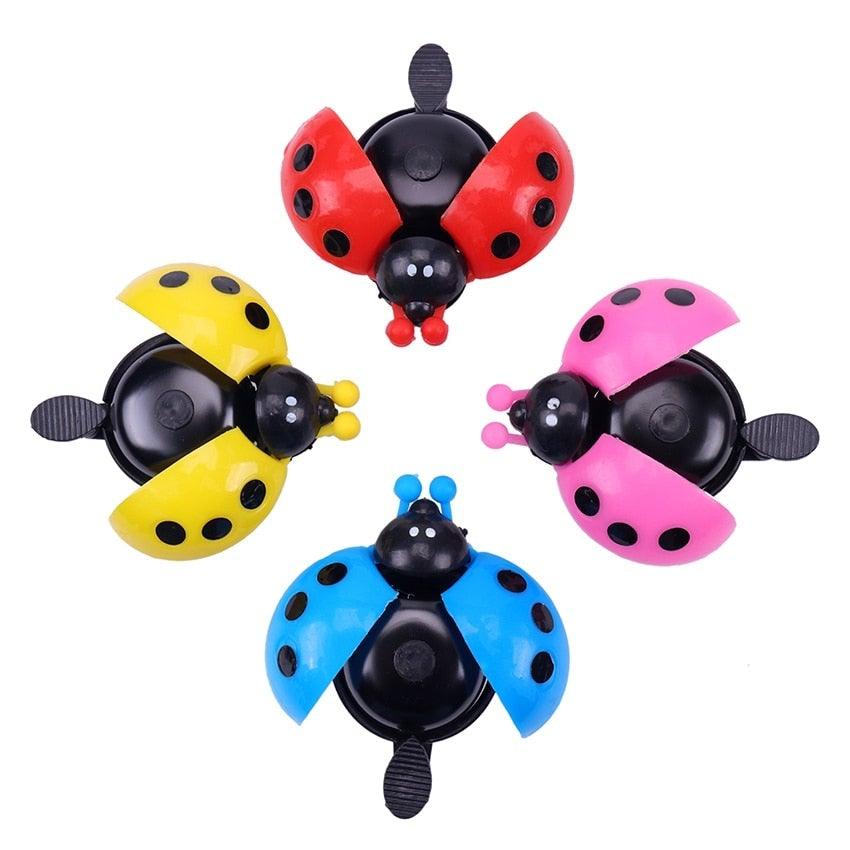 1 sonnette de vélo coccinelle pour vélo, jolie sonnette d'alarme pour enfant, accessoires de vélo, sonnette de dessin animé, sonnette de coccinelle mignonne pour vélo, avertisseur sonore, accessoires de vélo.