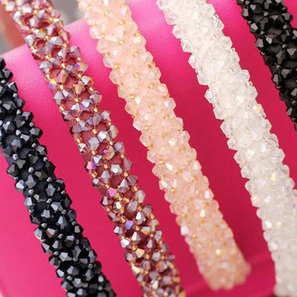 1 serre-tête avec strass en cristal et perles, accessoires de cheveux de mariée, coiffe de beauté pour filles, couvre-chef pour femmes