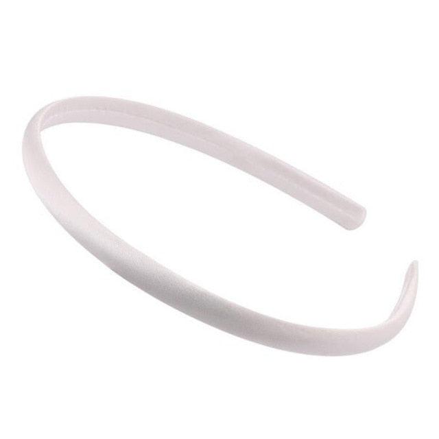 1PC Bandeau en plastique givré large pour femme, accessoires pour cheveux en résine recouverte de satin, magnifiques accessoires pour cheveux pour femmes