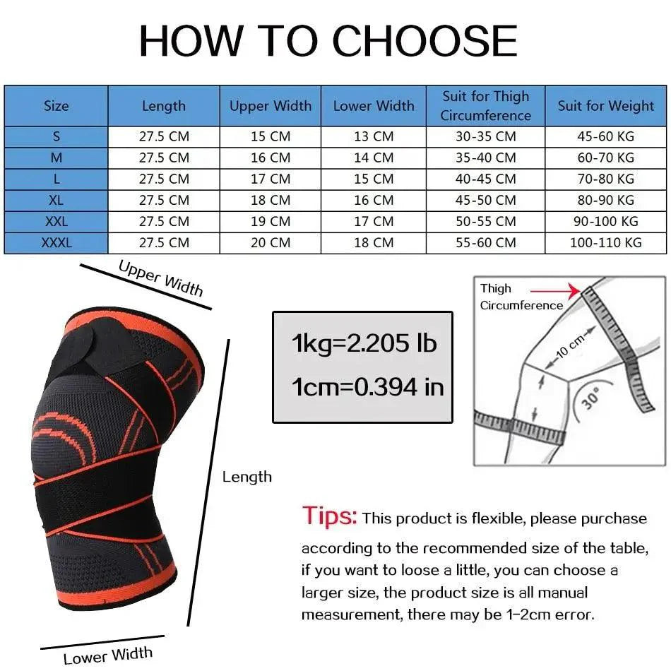 1PC Genouillère de Sport Hommes Coudière à Pression Élastique Genouillères Équipement de Fitness Protecteur Pour Sport Amélioration de la Circulation Soutien de Compression Pour les Douleurs Articulaires