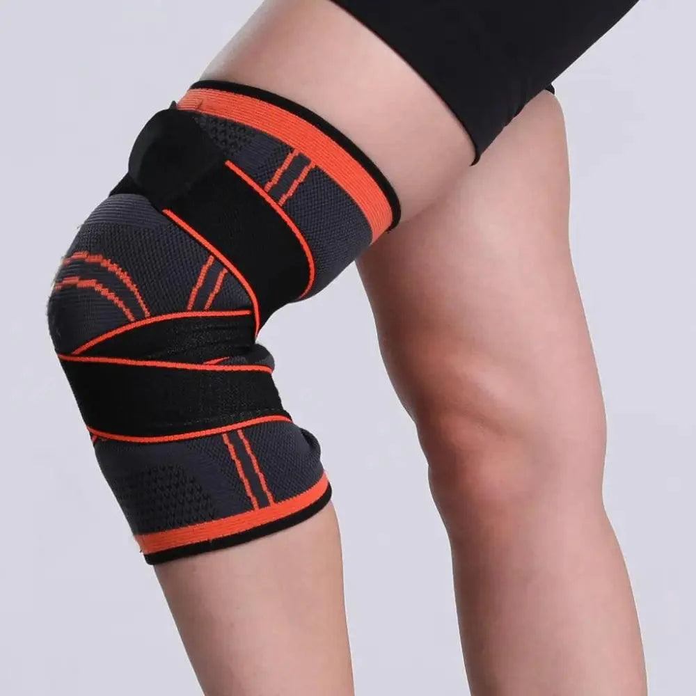 1PC Genouillère de Sport Hommes Coudière à Pression Élastique Genouillères Équipement de Fitness Protecteur Pour Sport Amélioration de la Circulation Soutien de Compression Pour les Douleurs Articulaires