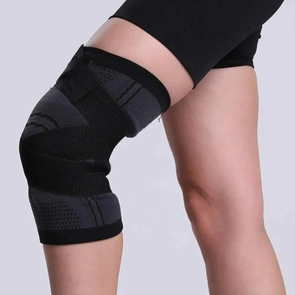 1PC Genouillère de Sport Hommes Coudière à Pression Élastique Genouillères Équipement de Fitness Protecteur Pour Sport Amélioration de la Circulation Soutien de Compression Pour les Douleurs Articulaires