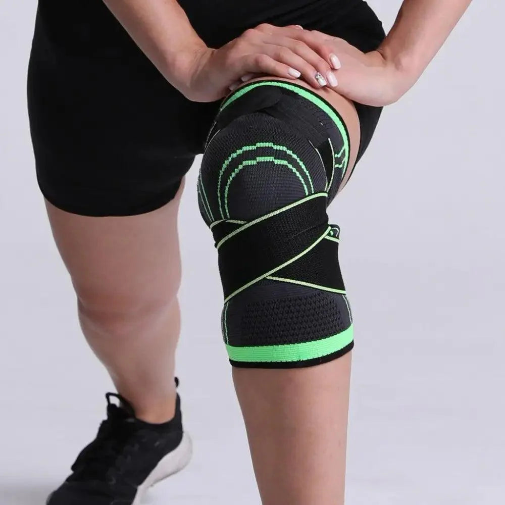 1PC Genouillère de Sport Hommes Coudière à Pression Élastique Genouillères Équipement de Fitness Protecteur Pour Sport Amélioration de la Circulation Soutien de Compression Pour les Douleurs Articulaires