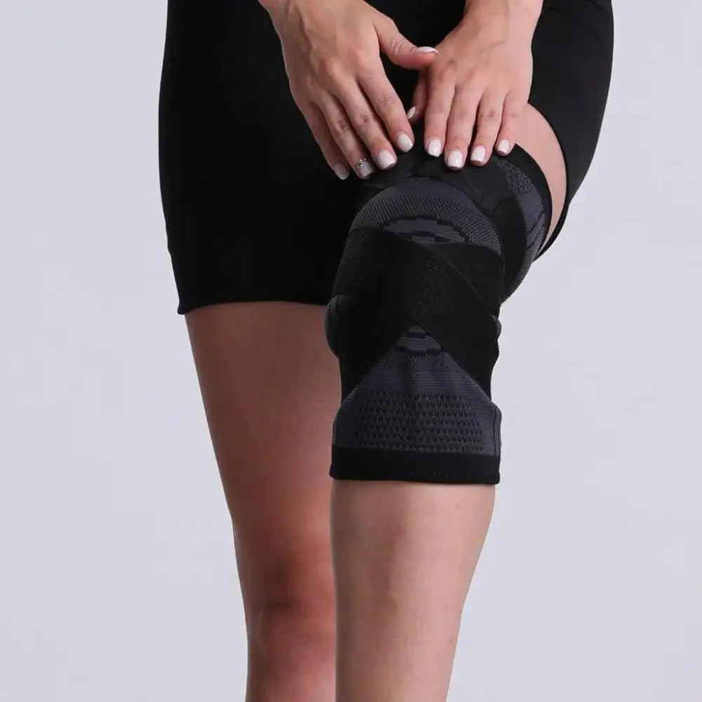 1PC Genouillère de Sport Hommes Coudière à Pression Élastique Genouillères Équipement de Fitness Protecteur Pour Sport Amélioration de la Circulation Soutien de Compression Pour les Douleurs Articulaires