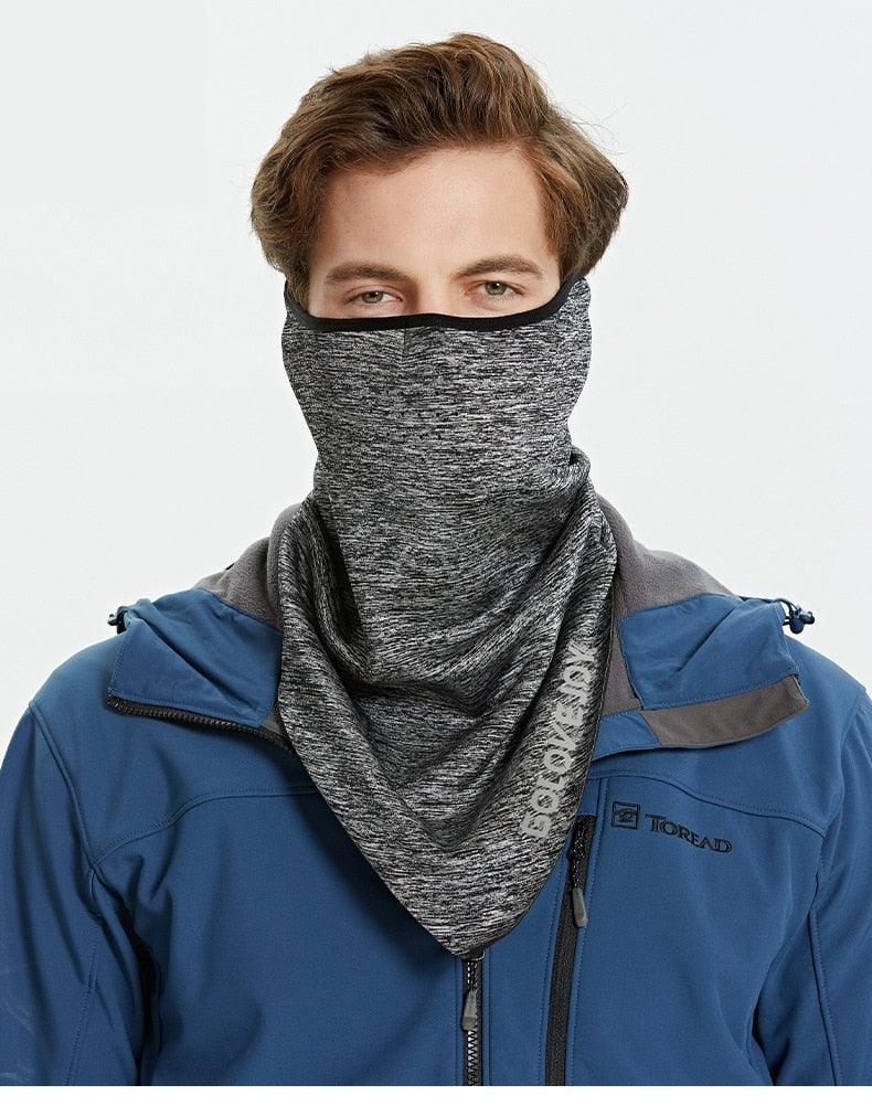 1PC Écharpe Cyclisme Hiver Chaud Extérieur Coupe-vent Randonnée Ski Snowboard Homme Bandeau Pêche Masque Réfléchissant Nuit Moto Paintball Masque Chasse Extérieur Shamash Multifonctionnel Sans Couture Militaire Camouflage Masque Facial Cyclisme