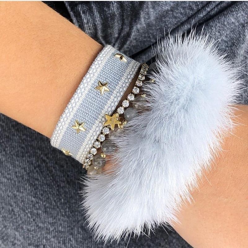 1PC Bracelet Tressé Magnifique Pour Hommes Femmes Réglable Bracelets D'Amitié Tressés Faits à la Main Bracelets Enveloppants Ethniques en Coton Bracelets Tricotés Motif Pour Femmes Filles Hommes