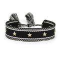 1PC Bracelet Tressé Magnifique Pour Hommes Femmes Réglable Bracelets D'Amitié Tressés Faits à la Main Bracelets Enveloppants Ethniques en Coton Bracelets Tricotés Motif Pour Femmes Filles Hommes