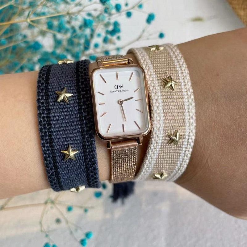 1PC Bracelet Tressé Magnifique Pour Hommes Femmes Réglable Bracelets D'Amitié Tressés Faits à la Main Bracelets Enveloppants Ethniques en Coton Bracelets Tricotés Motif Pour Femmes Filles Hommes