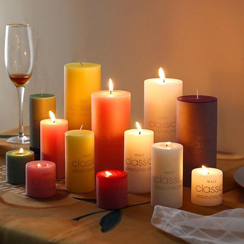 1 Bougie parfumée artisanale en cire de soja pure, cadeaux de mariage en forme de colonne, bougie parfumée sans fumée, bougies de vacances, bougies de soja parfumées d'hiver, bougies d'automne, décoration, bougies d'aromathérapie