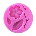 1 moule en silicone fleur en forme de fleur de pêcher, moule à fondant, pâtisserie, barre de bonbons, moule à gâteau, décoration, accessoires de cuisson cuisine, moules en silicone en forme de fleur de pêcher pour la cuisson