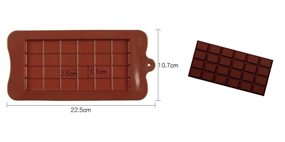 1 PCS Moule en Silicone 12 Cellules, Moule à Chocolat, Moule à Barres de Bonbons Fondant, Décoration de Gâteaux, Accessoires de Cuisson de Cuisine, Moules en Silicone pour Chocolat, Barre Protéinée, Barre de Bonbons