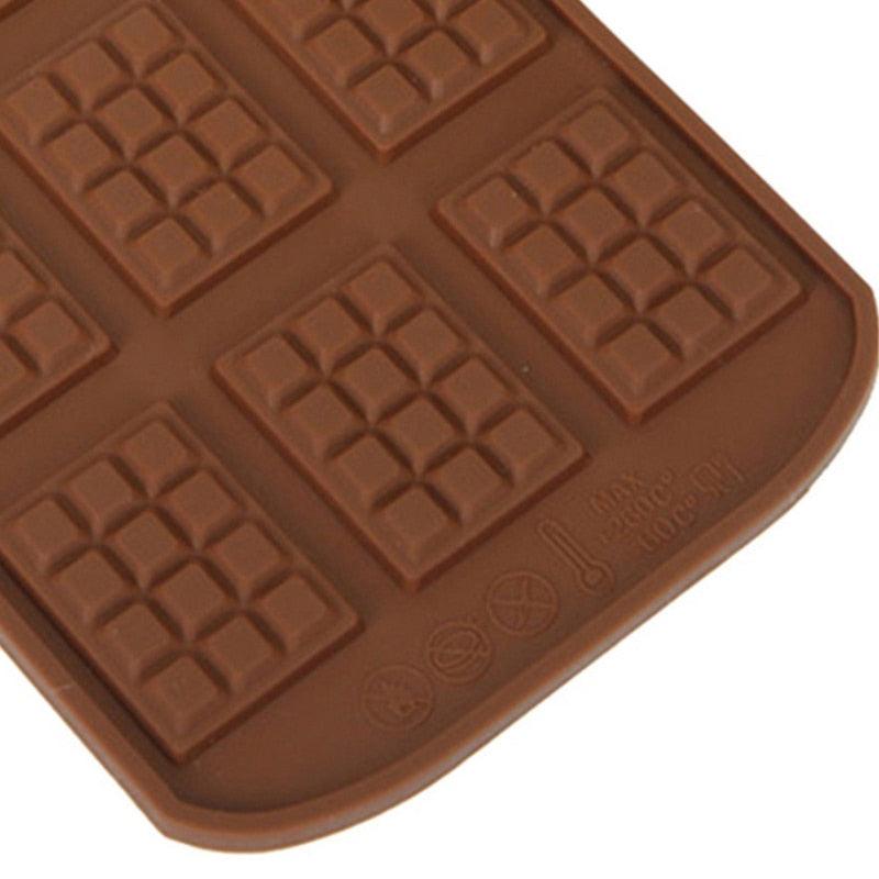 1 PCS Moule en Silicone 12 Cellules, Moule à Chocolat, Moule à Barres de Bonbons Fondant, Décoration de Gâteaux, Accessoires de Cuisson de Cuisine, Moules en Silicone pour Chocolat, Barre Protéinée, Barre de Bonbons