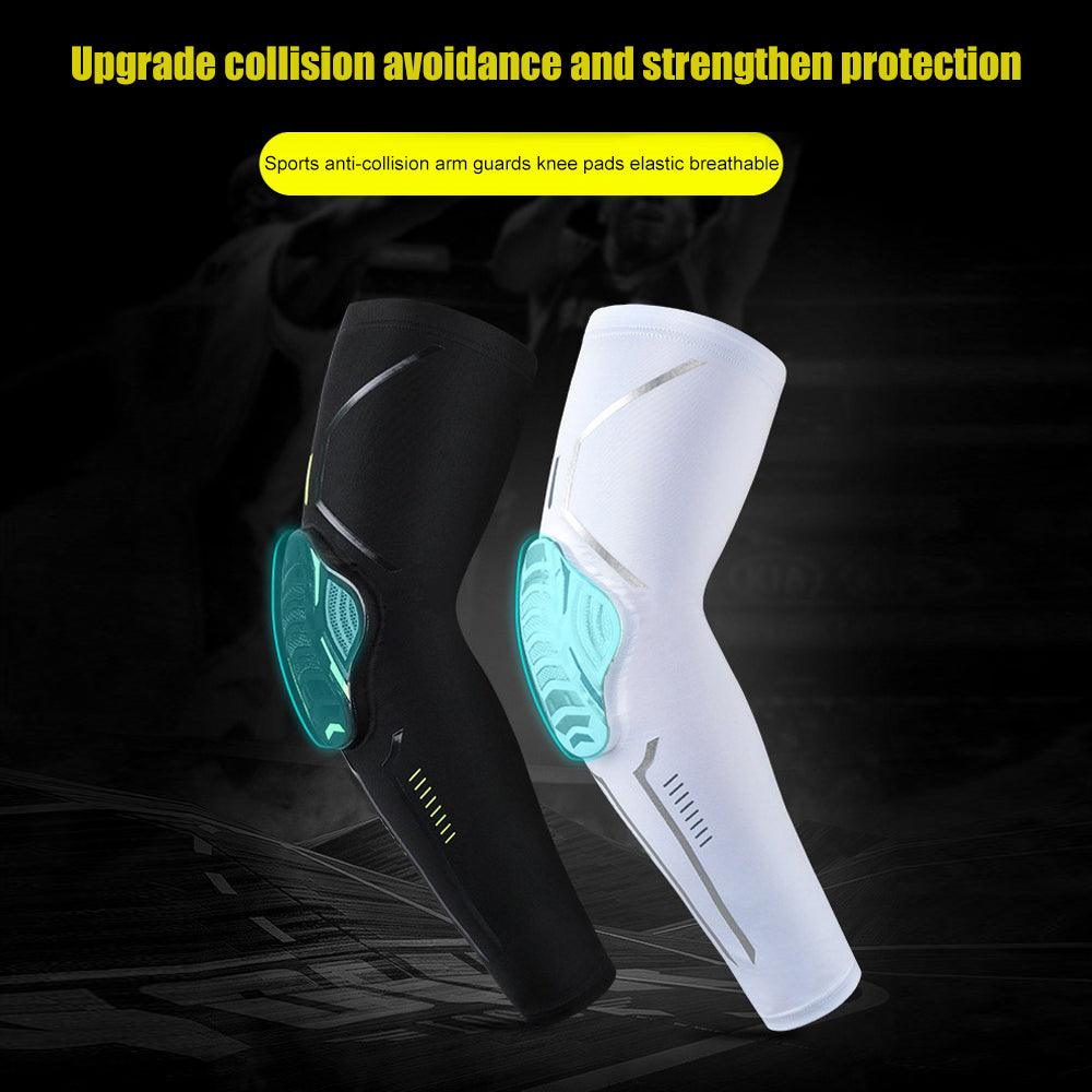 Coudières de sport 1 pièce, respirantes, bouclier de compression pour le bras, anti-chocs, manchon de compression pour les sports de plein air, la course, le basketball, le football, le volleyball.