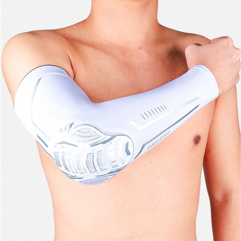 Coudières de sport 1 pièce, respirantes, bouclier de compression pour le bras, anti-chocs, manchon de compression pour les sports de plein air, la course, le basketball, le football, le volleyball.