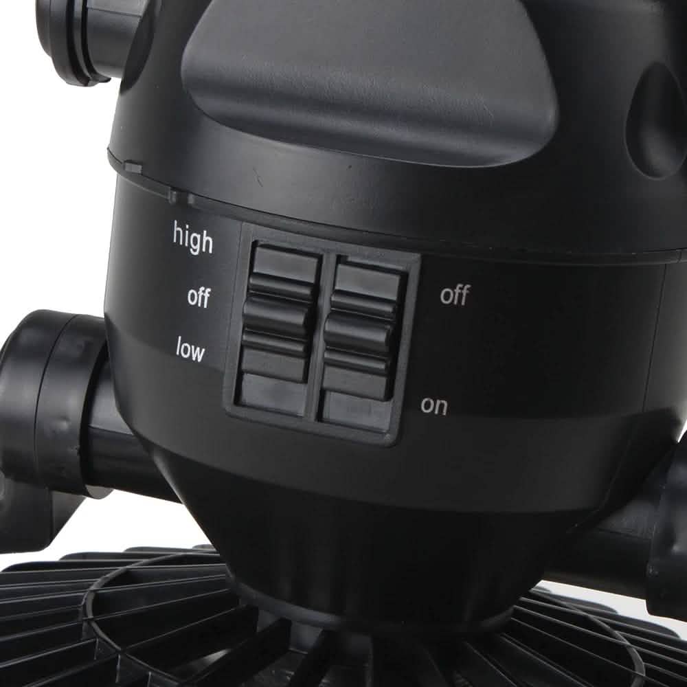 Ventilateur de plafond et lampe de camping 18 LED 2-en-1