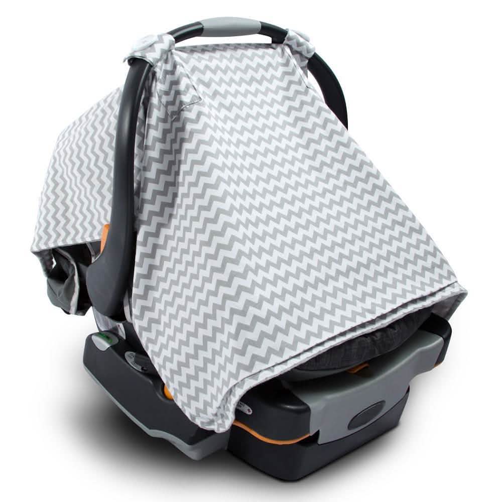 Couverture de siège auto et d'allaitement 2-en-1 pour bébé