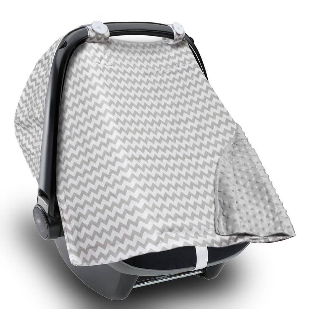 Couverture de siège auto et d'allaitement 2-en-1 pour bébé