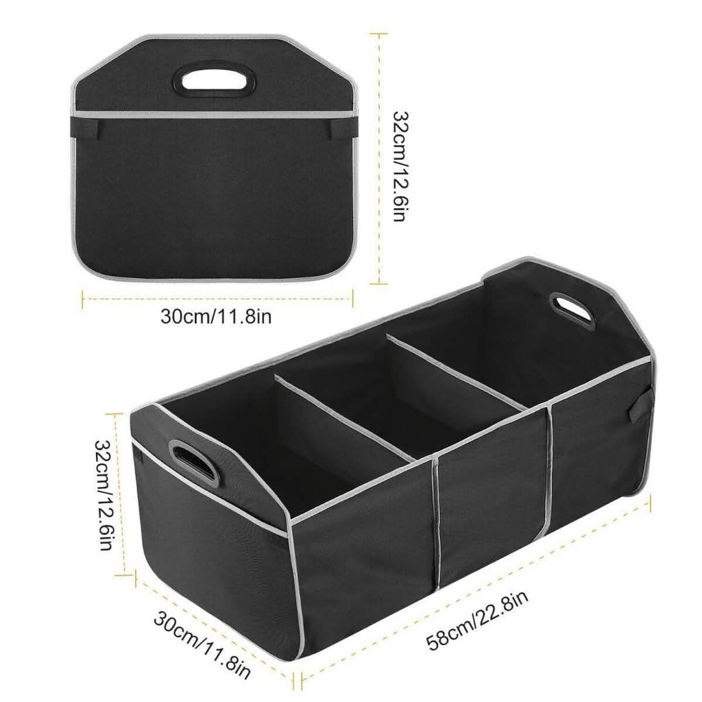 Organisateur de coffre pliable 2-en-1 avec glacière amovible