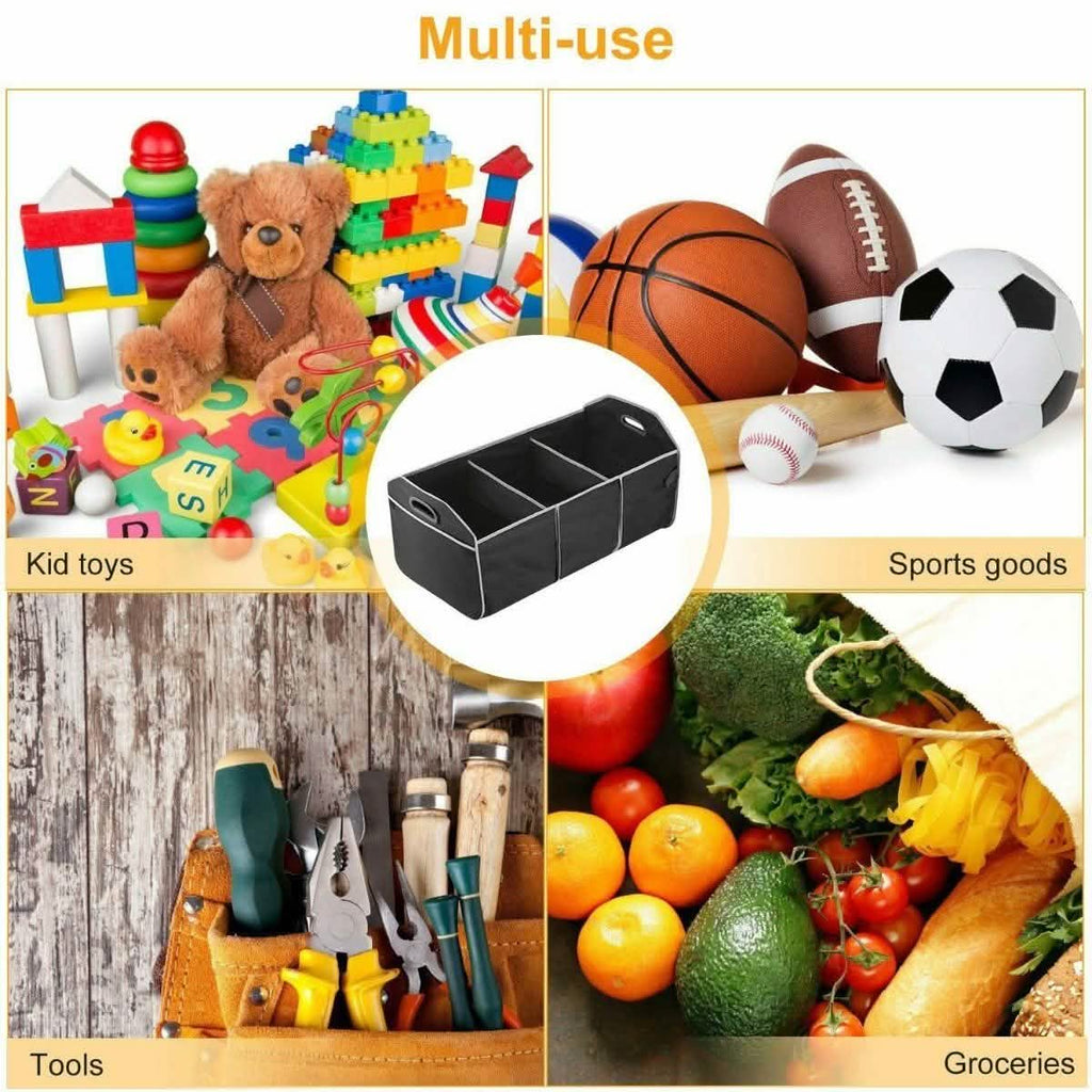 Organisateur de coffre pliable 2-en-1 avec glacière amovible