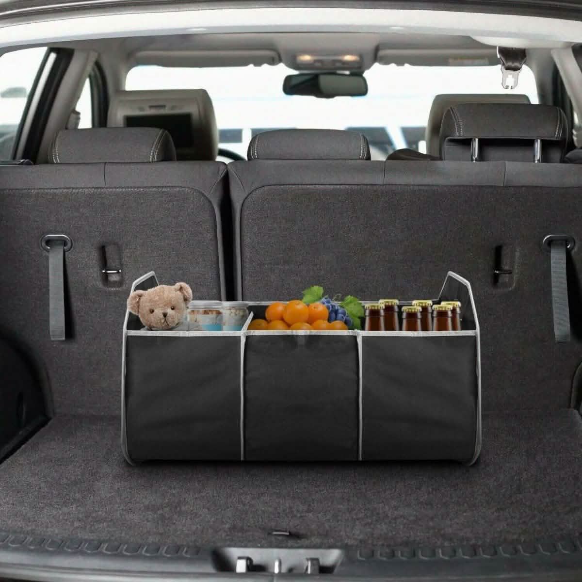 Organisateur de coffre pliable 2-en-1 avec glacière amovible