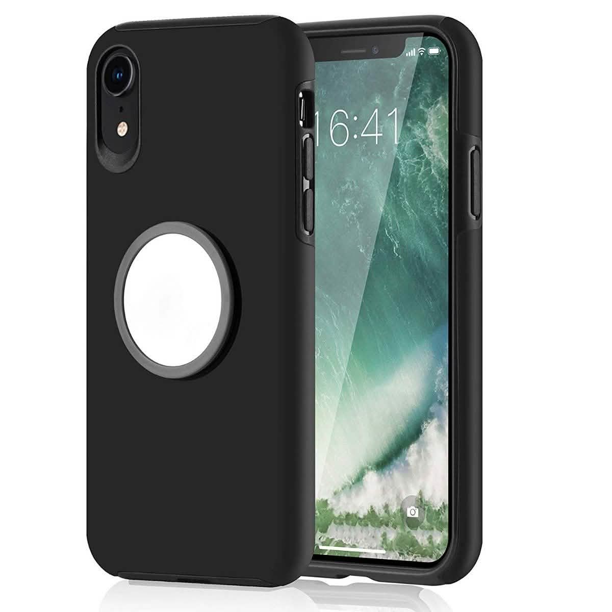 Coque hybride 2 en 1 rigide en PC et souple en caoutchouc antichoc