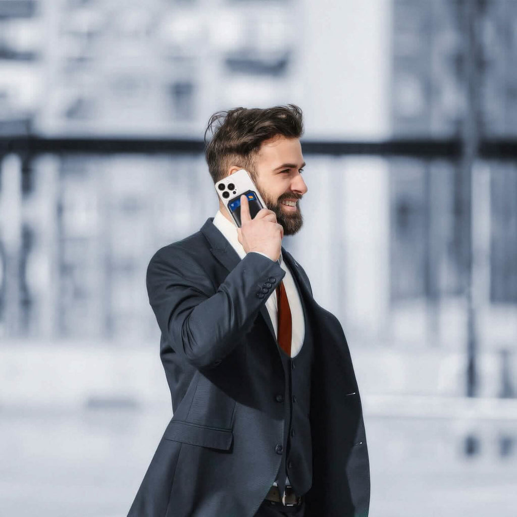 Portefeuille magnétique 2-en-1 et support de téléphone