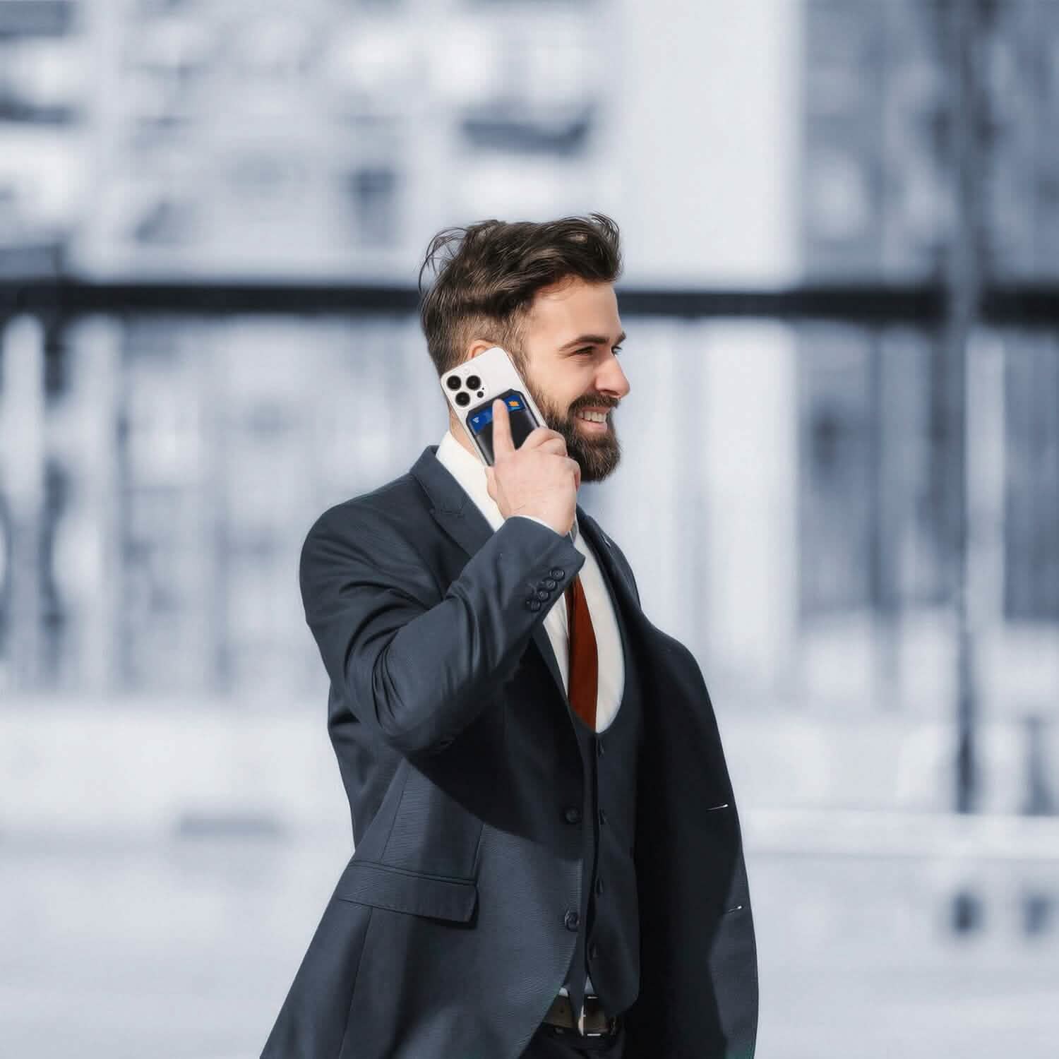 Portefeuille magnétique 2-en-1 et support de téléphone