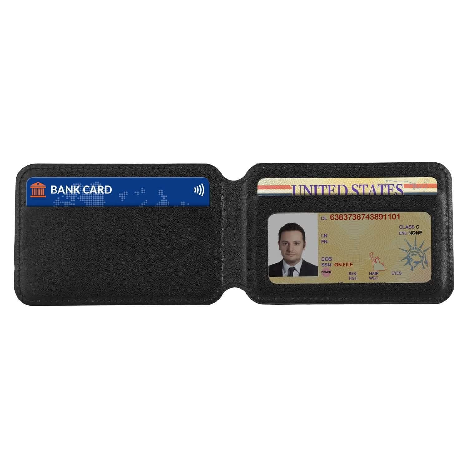 Portefeuille magnétique 2-en-1 et support de téléphone