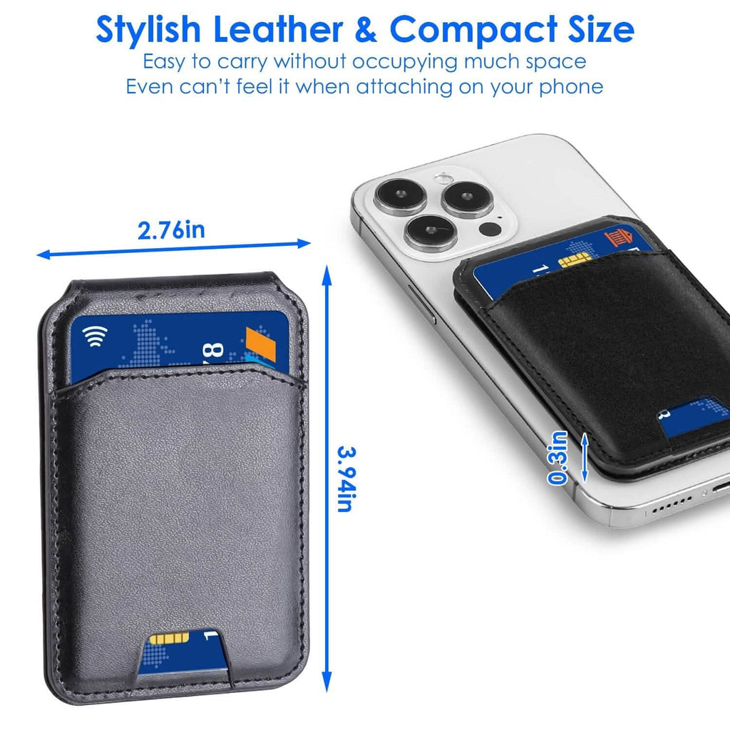 Portefeuille magnétique 2-en-1 et support de téléphone