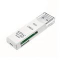 Lecteur de cartes multiples 2-en-1 USB 3.0 Adaptateur de lecteur flash de carte mémoire Micro SD TF
