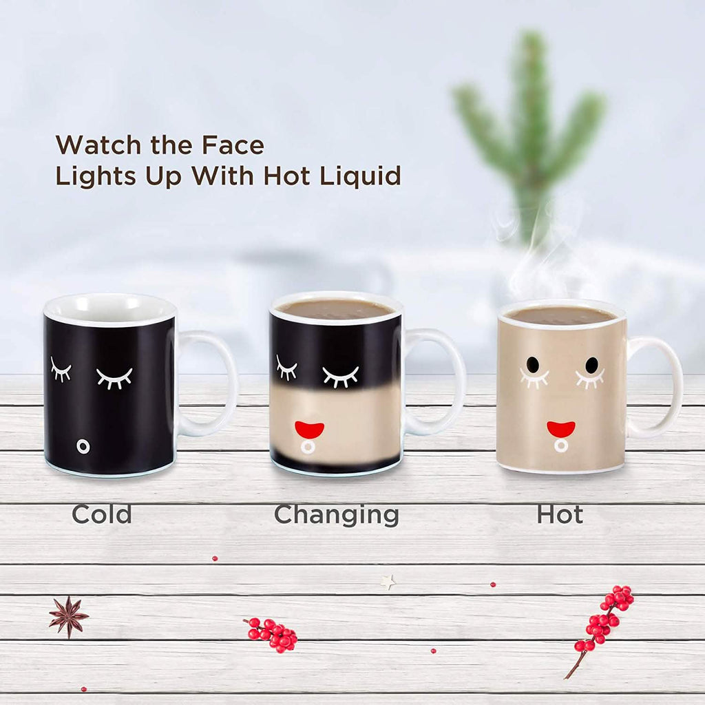 Lot de 2 : Tasse magique à changement de couleur de 355 ml