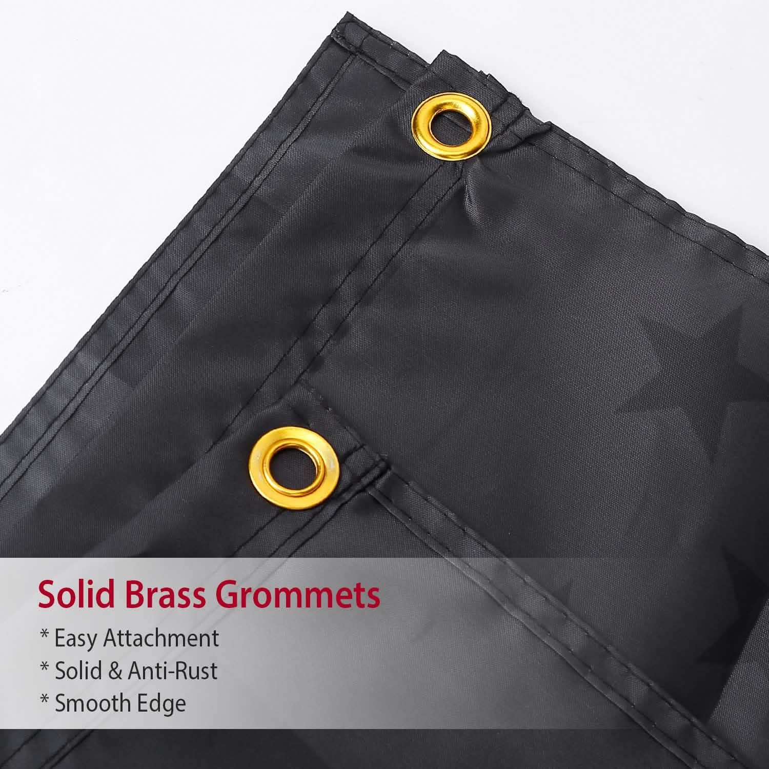 Paquet de 2 : Drapeau américain entièrement noir de 0,9 x 1,5 m