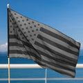 Paquet de 2 : Drapeau américain entièrement noir de 0,9 x 1,5 m