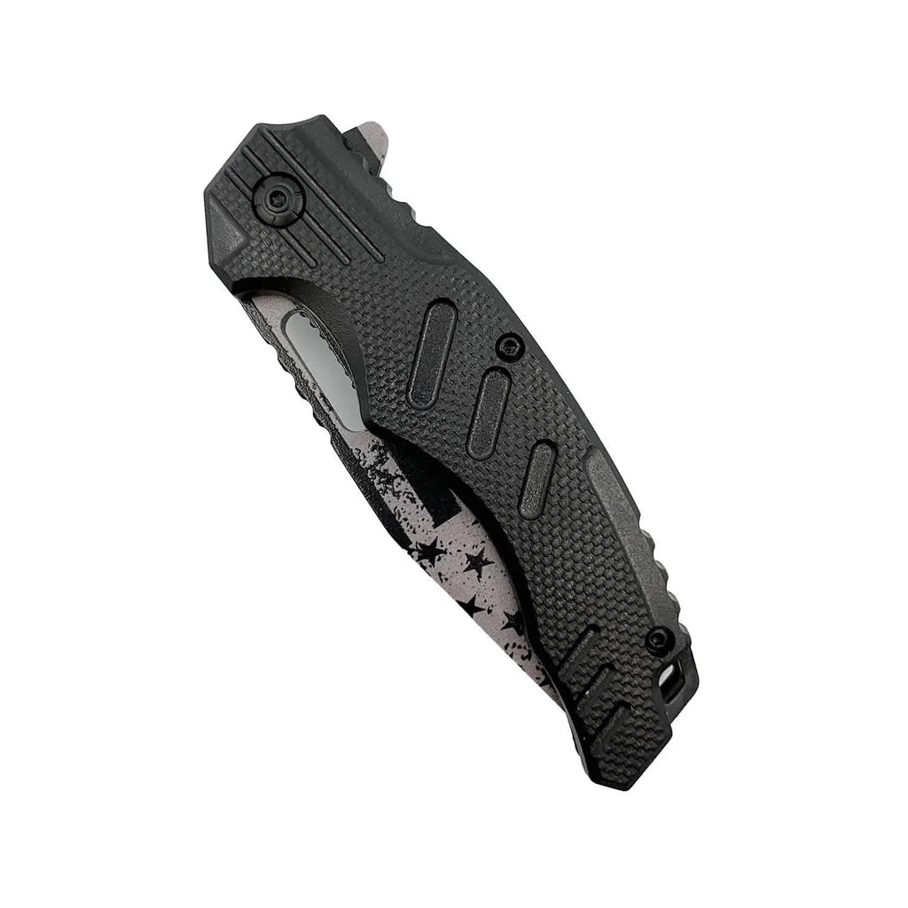 Paquet de 2 : Lame Tanto drapeau américain 4,75" avec manche en ABS