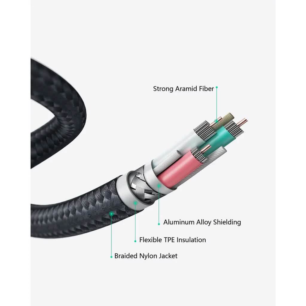 Lot de 2 : Câble USB C CB-CD28 de 2 m, câble USB C vers USB C