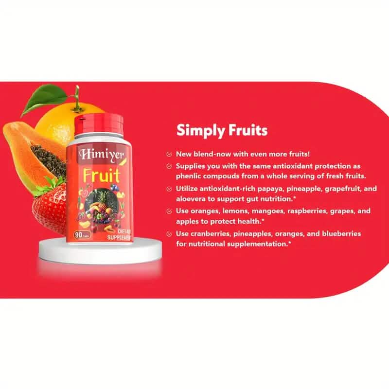 Paquet de 2 : Lot de suppléments de fruits et légumes pour 90 jours