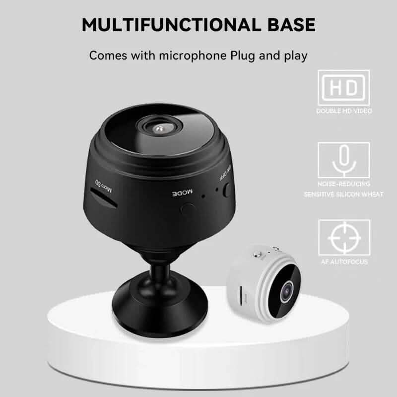 Lot de 2 : Mini caméra A9 HD 720P WiFi 2.4G Caméra IP