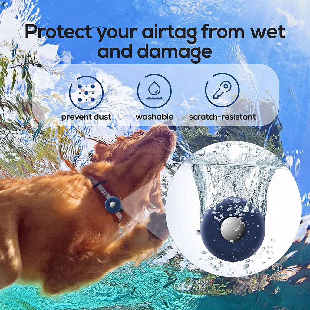 Lot de 2 : Support pour collier de chien AirTag