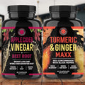Lot de 2 : Vinaigre de cidre de pomme, betterave, curcuma et gingembre en capsules Angry Supplements