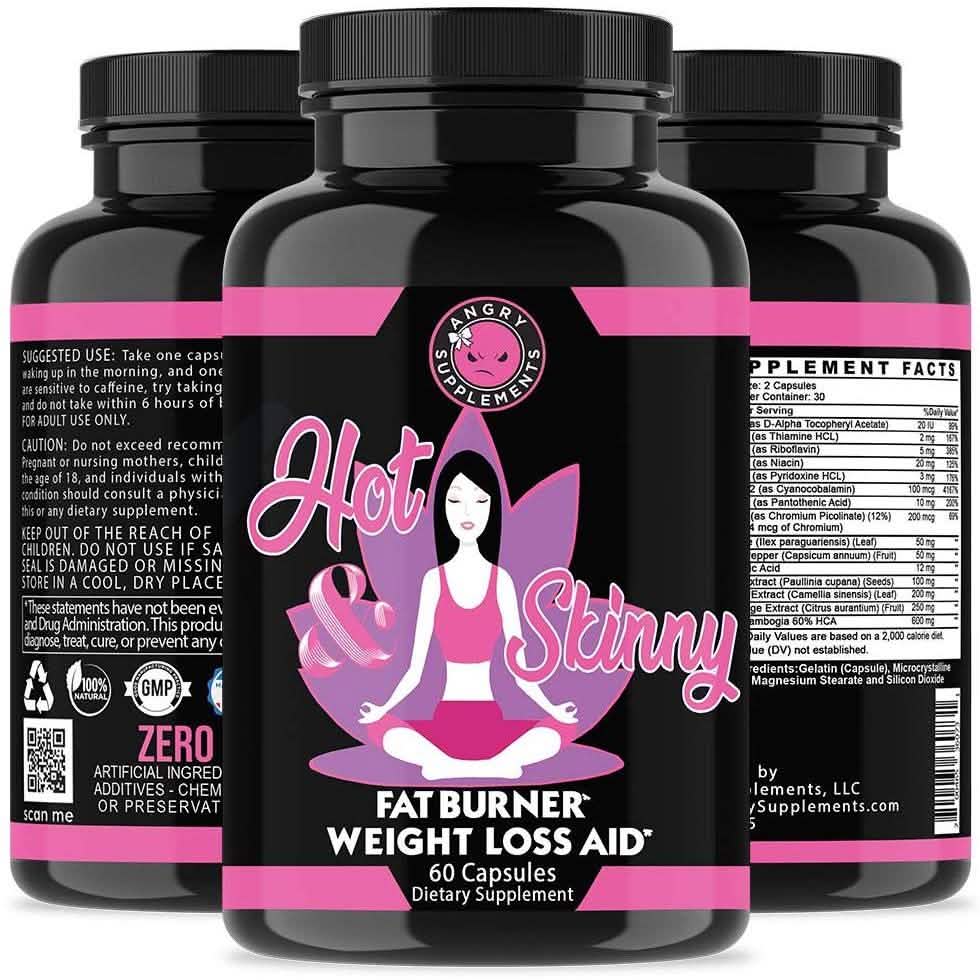 Lot de 2 : pilules minceur jour et nuit Angry Supplements