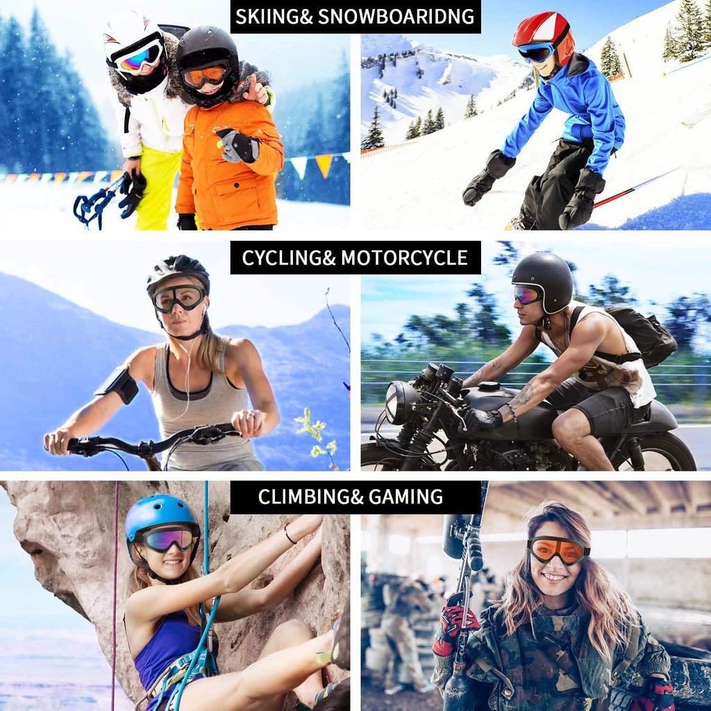 Lot de 2 : Lunettes de sport anti-rayures et anti-poussière