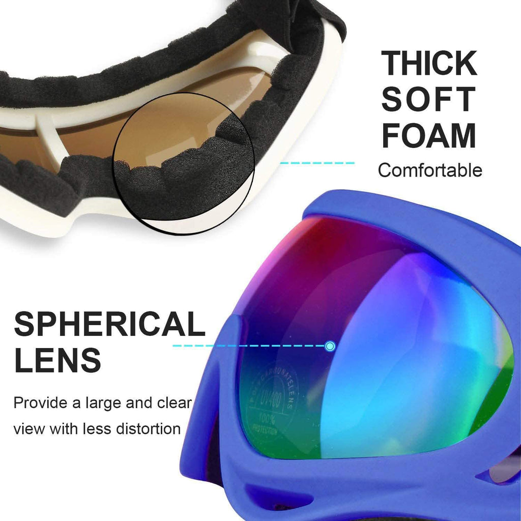 Lot de 2 : Lunettes de sport anti-rayures et anti-poussière
