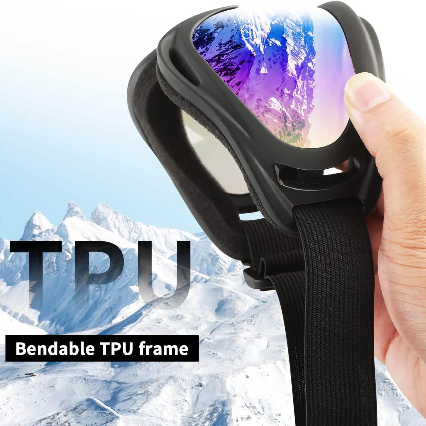 Lot de 2 : Lunettes de sport anti-rayures et anti-poussière