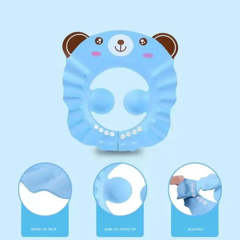 Paquet de 2 : Visière de bain réglable pour bébé