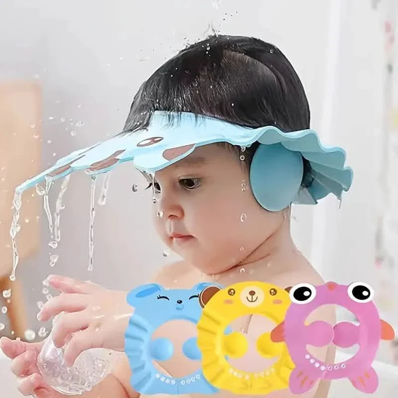 Paquet de 2 : Visière de bain réglable pour bébé