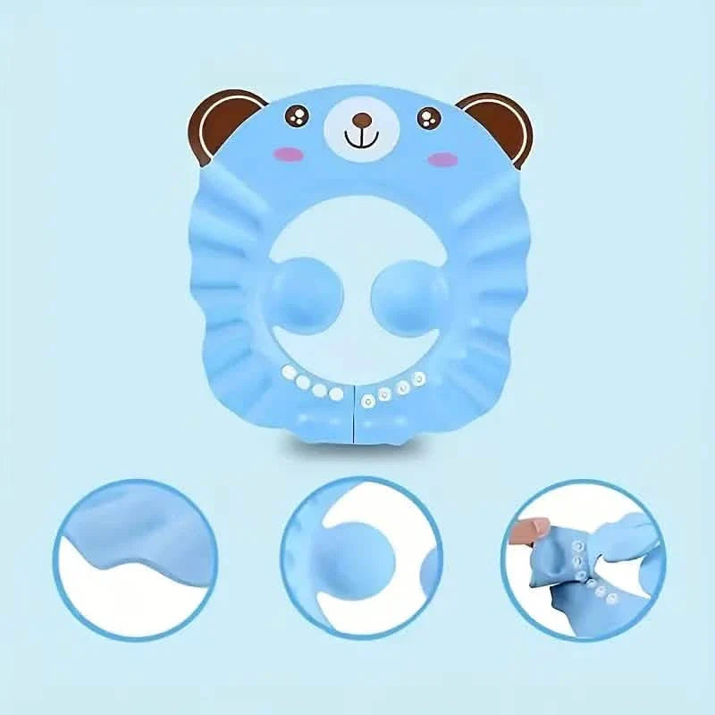 Paquet de 2 : Visière de bain réglable pour bébé