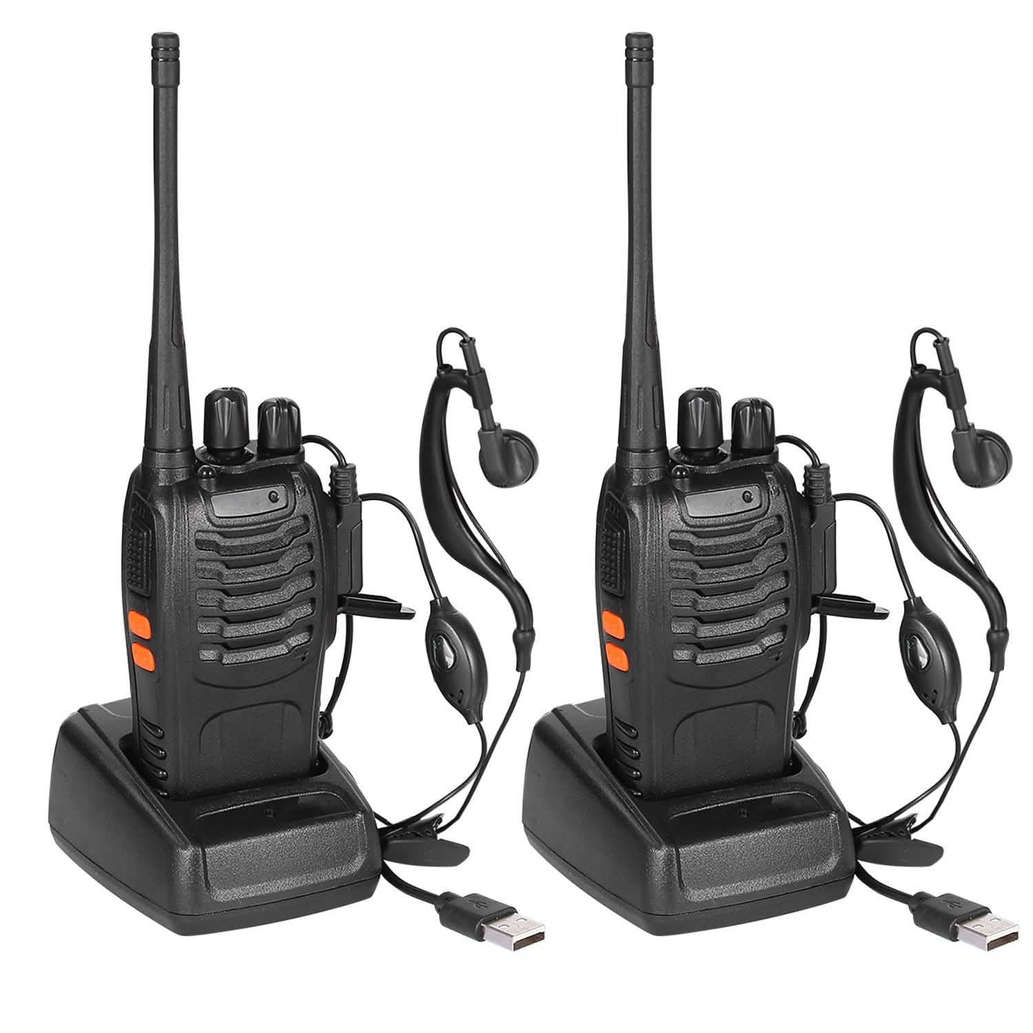Lot de 2 : Talkies-walkies bidirectionnels Baofeng BF-888S